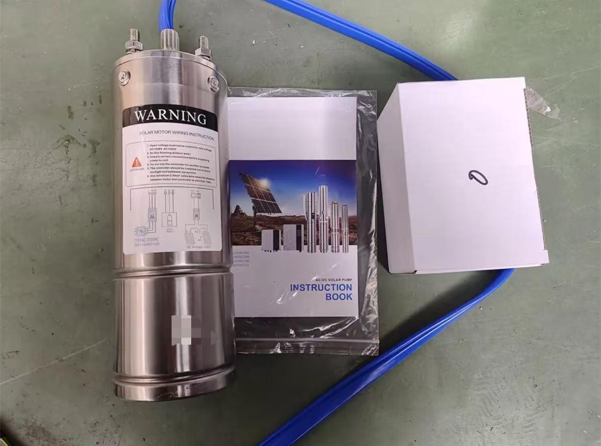 AC DC Solar Powered Motor с видеопользованием из нержавеющей стали -видео