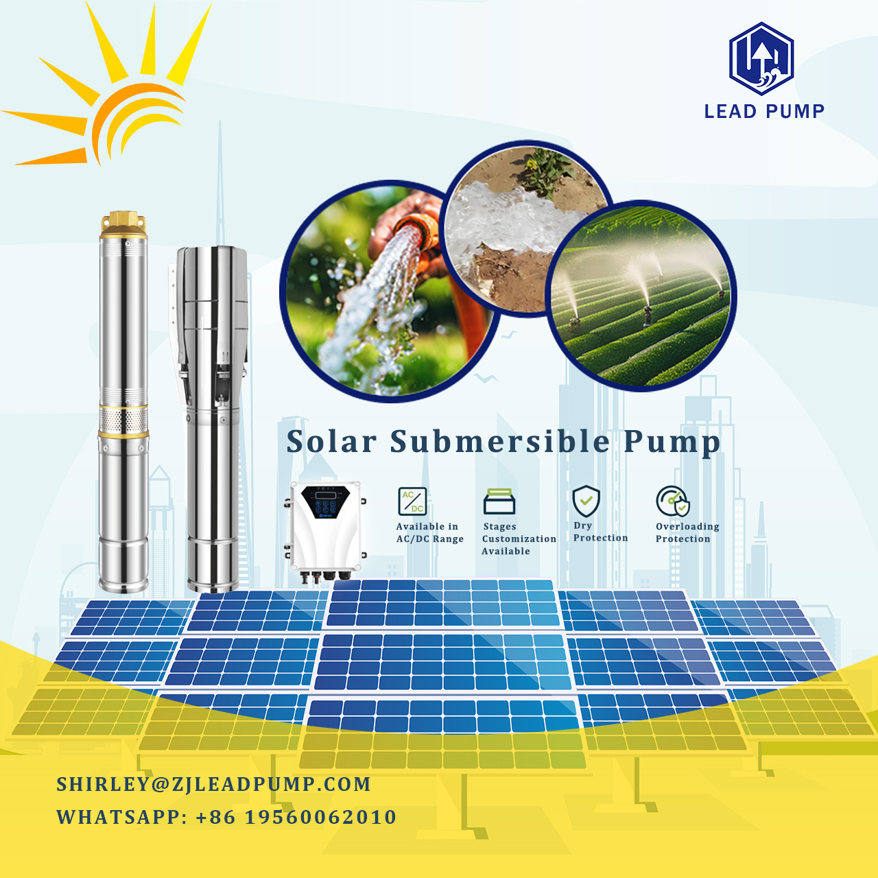 3HP AC DC Solar Pudmerable насос был успешно эксплуатирован во Вьетнаме